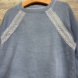 Weathered Crewneck Lace 4-5
