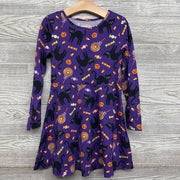 LS Dress Black Cats, Candy & Pumpkins 5-6