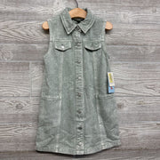 NEW Button Up Denim Jumper Dress 3t