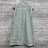 NEW Button Up Denim Jumper Dress 3t