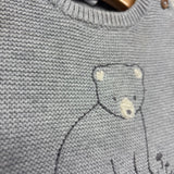Sweater Bear & Pants Stripes 12M