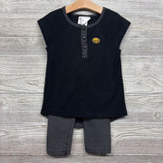 Henley Shirt & Leggings Dots IA Hawkeyes 4T