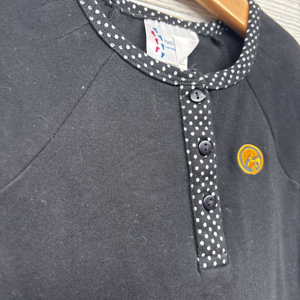 Henley Shirt & Leggings Dots IA Hawkeyes 4T
