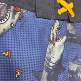 NEW Swim Trunks Sharks Pizza 12-14