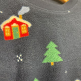Fleece Crewneck & Joggers Snowmen Trees 3T