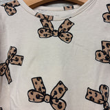NEW LS Shirt Animal Print Bows 6x-7