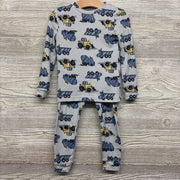 2 Pc Snug Fit LS PJs Construction Vehicles 3T