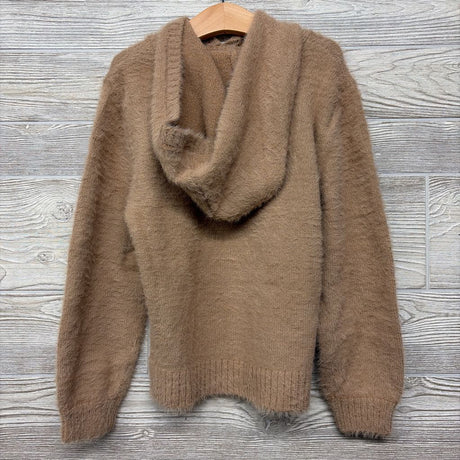 Fluffy Knit Hoodie 6x-7