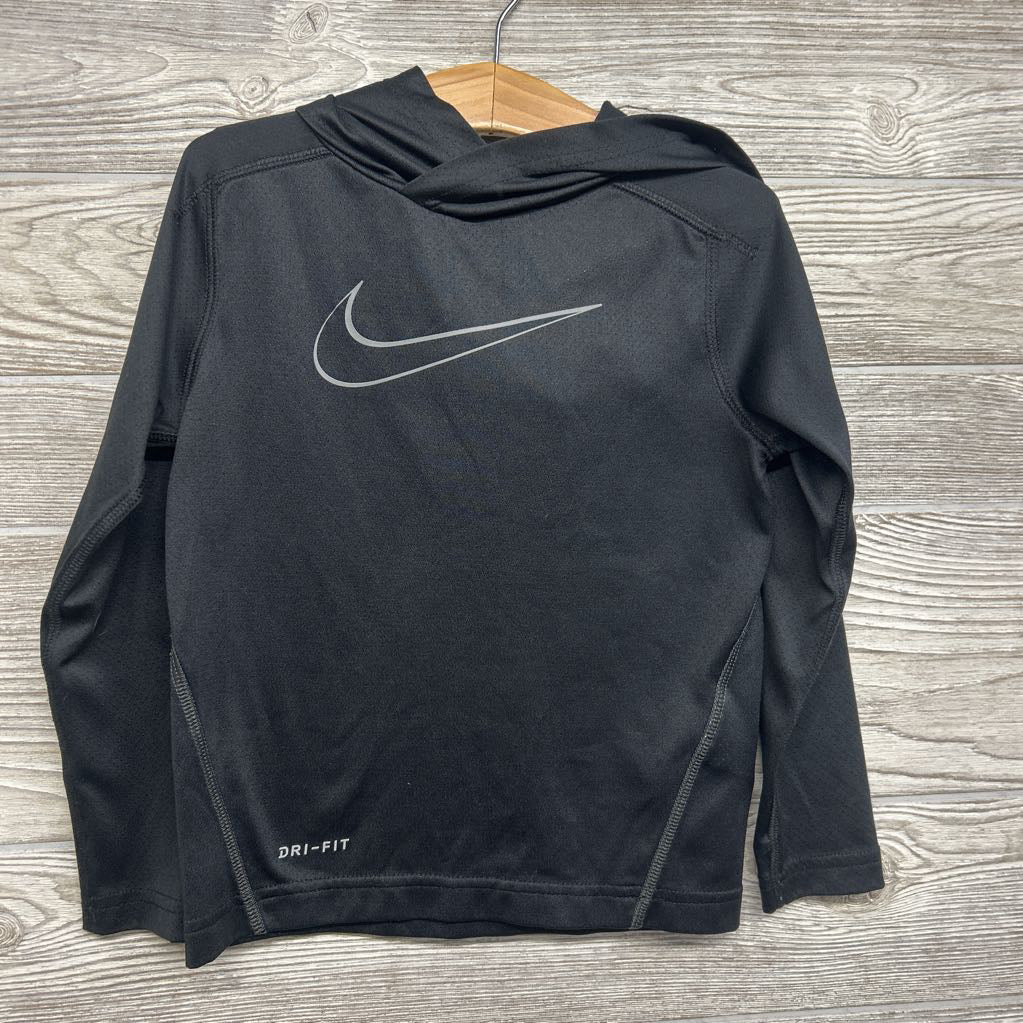 LS Active Shirt W/ Hood Swoosh 4