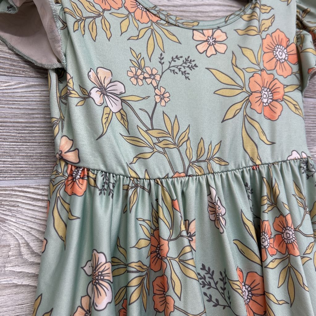 Flutter Sleeve Twirl Dress 2T