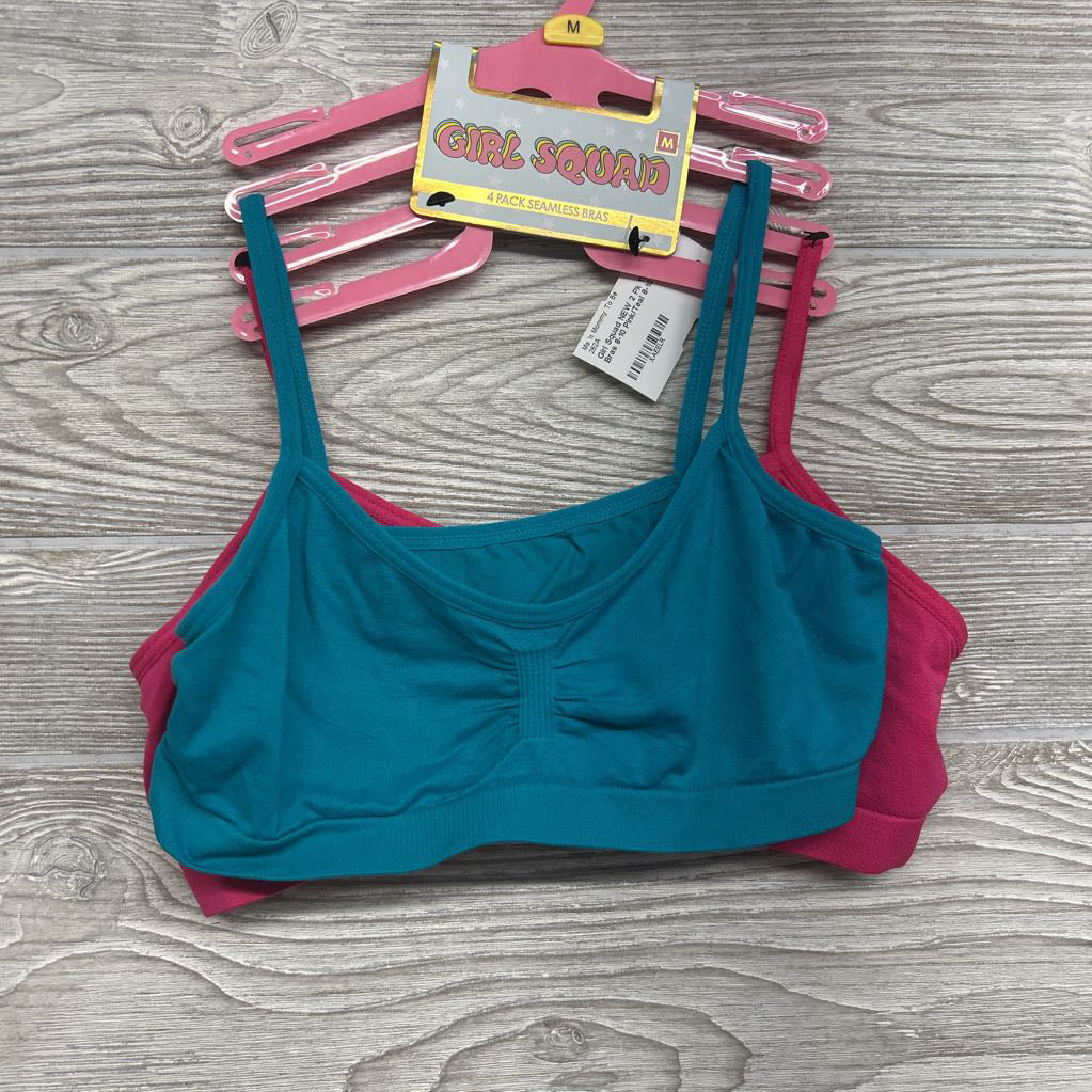 NEW 2 Pk Training Bras 8-10