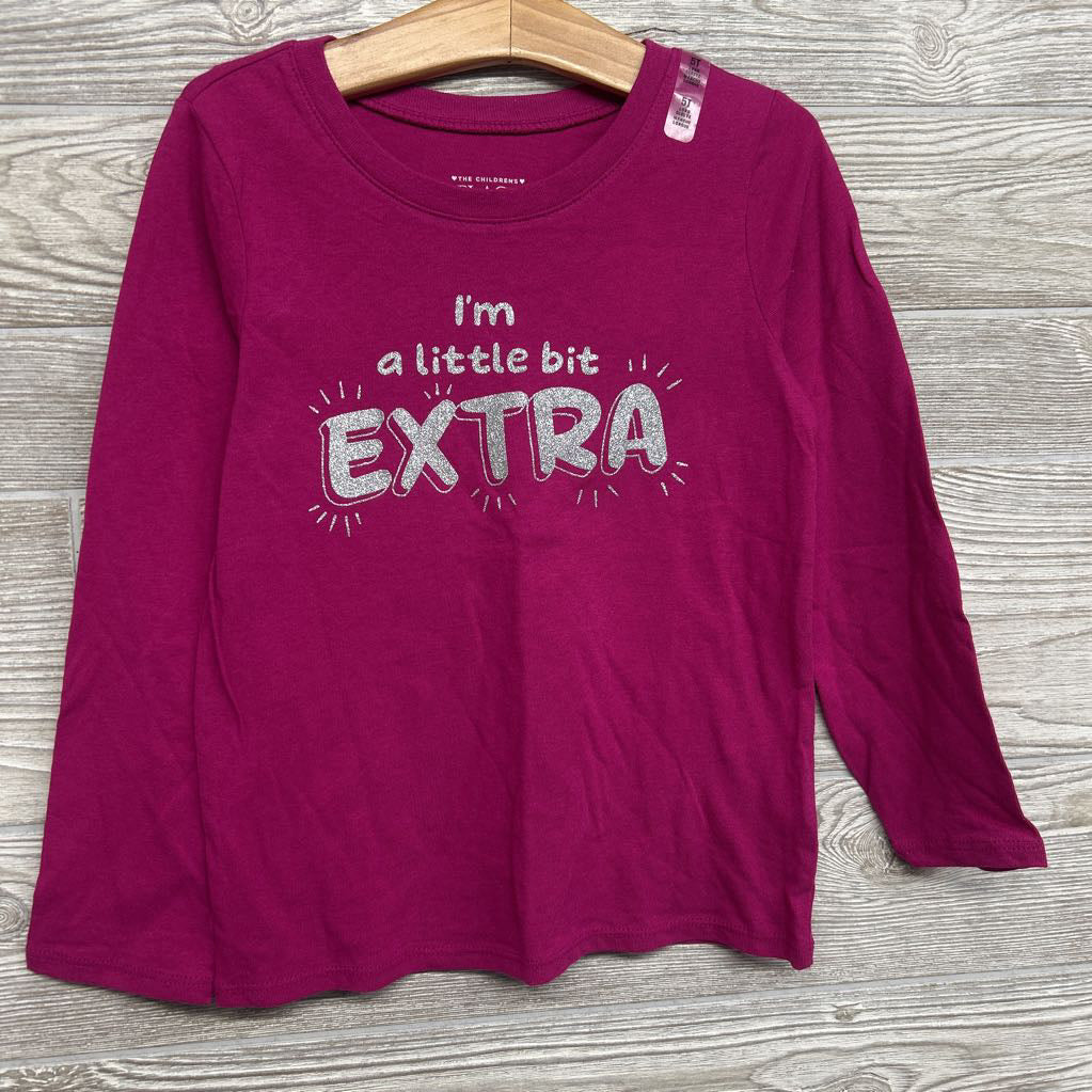 NEW LS Shirt I'm A Little Bit Extra 5T