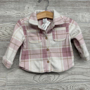 LS Plaid Fleece Button Up Shirt 9M