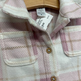 LS Plaid Fleece Button Up Shirt 9M