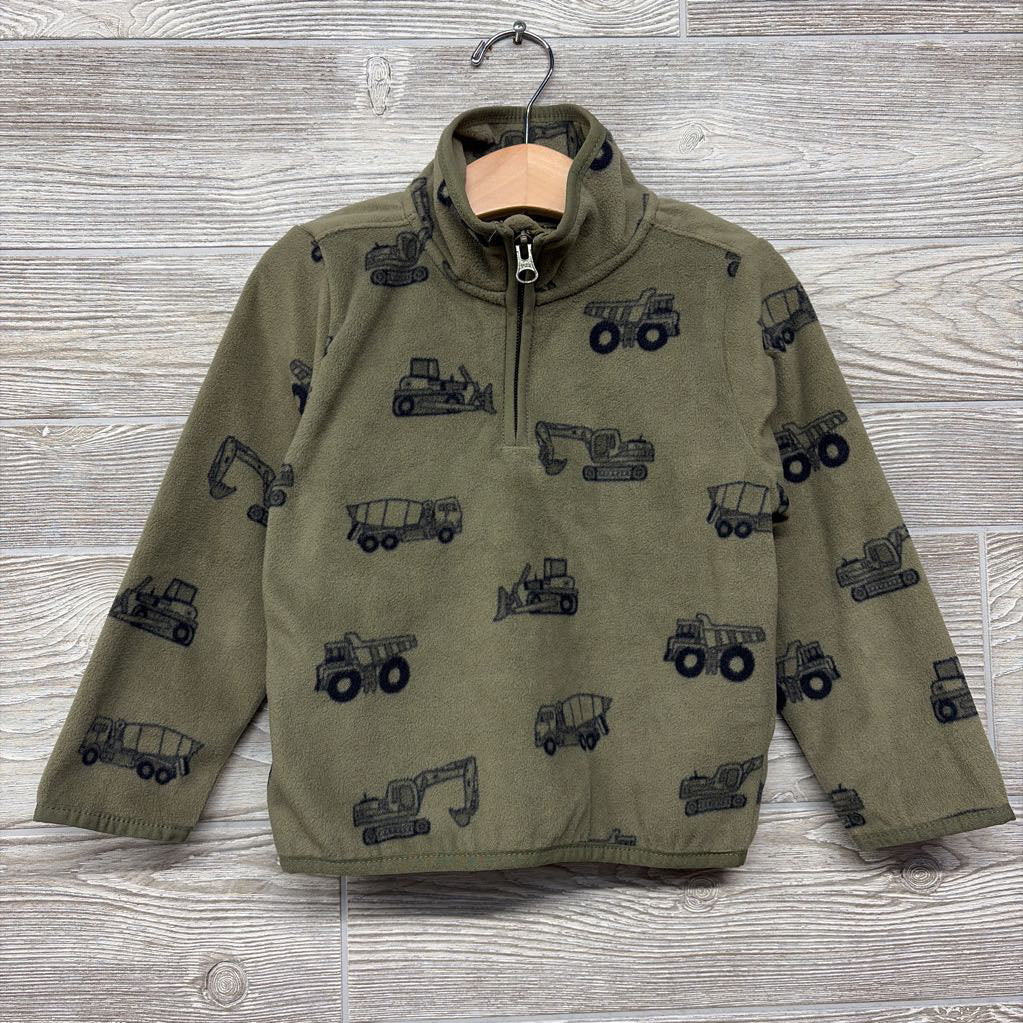 1/4 Zip Fleece Pullover Construction 3t