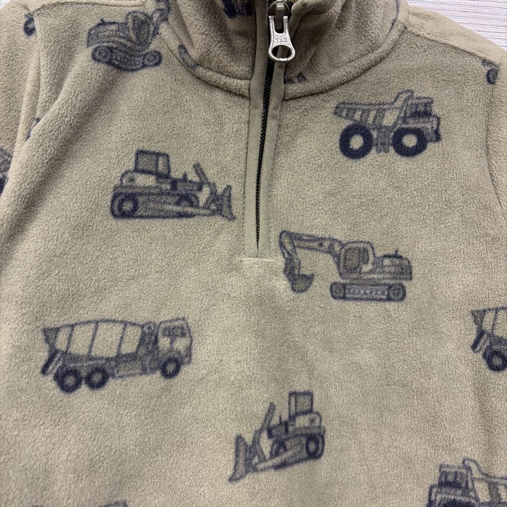 1/4 Zip Fleece Pullover Construction 3t
