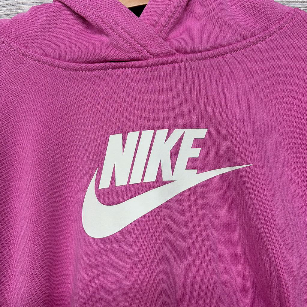 Club Fleece Crop Hoodie Logo 14