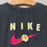 Boxy Lettuce Trim Shirt Flower 10-12