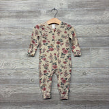 Footless Viscose Sleeper Flowers 12M