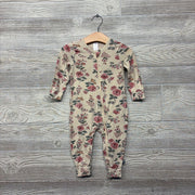 Footless Viscose Sleeper Flowers 12M