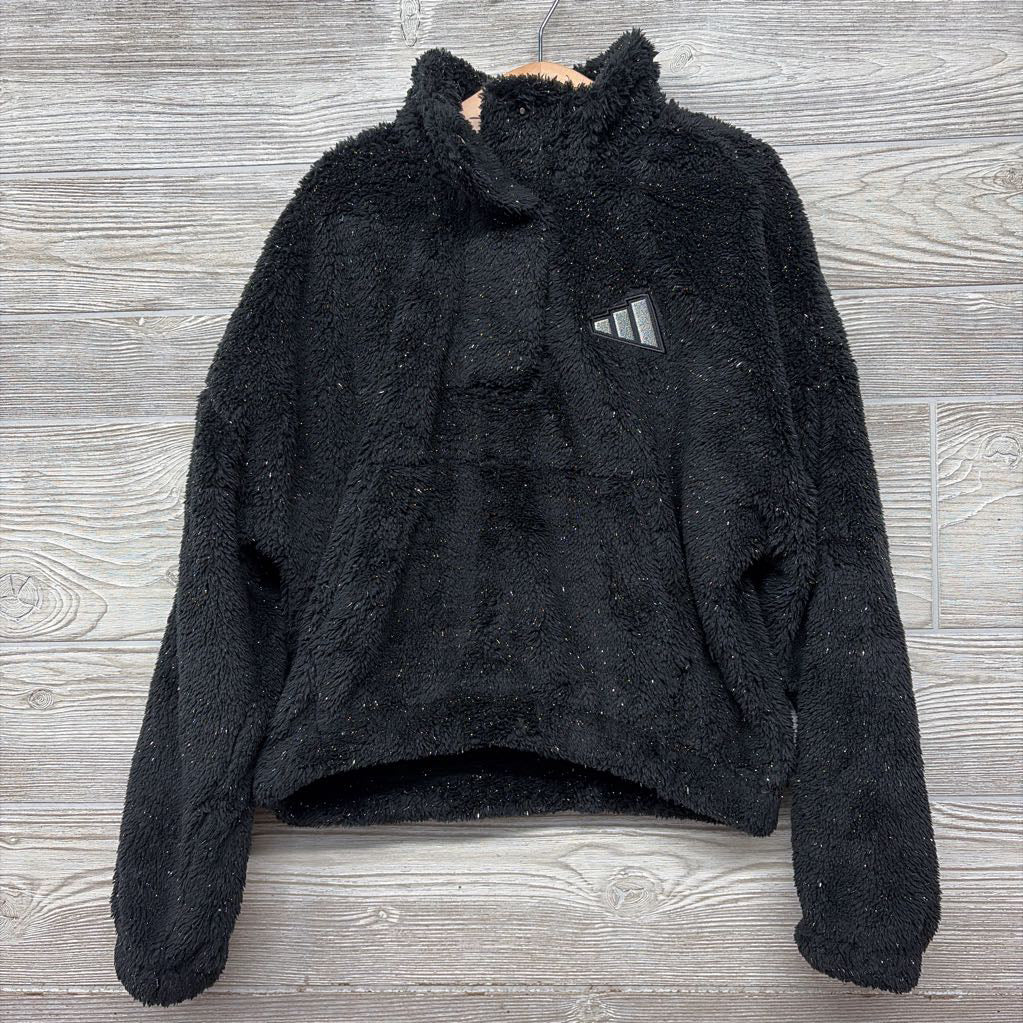 Mock Neck Lurex Sherpa Pullover 7-8*