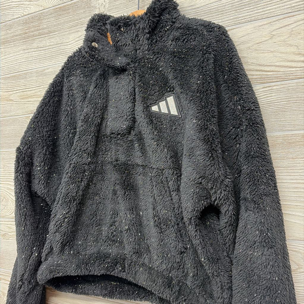 Mock Neck Lurex Sherpa Pullover 7-8*