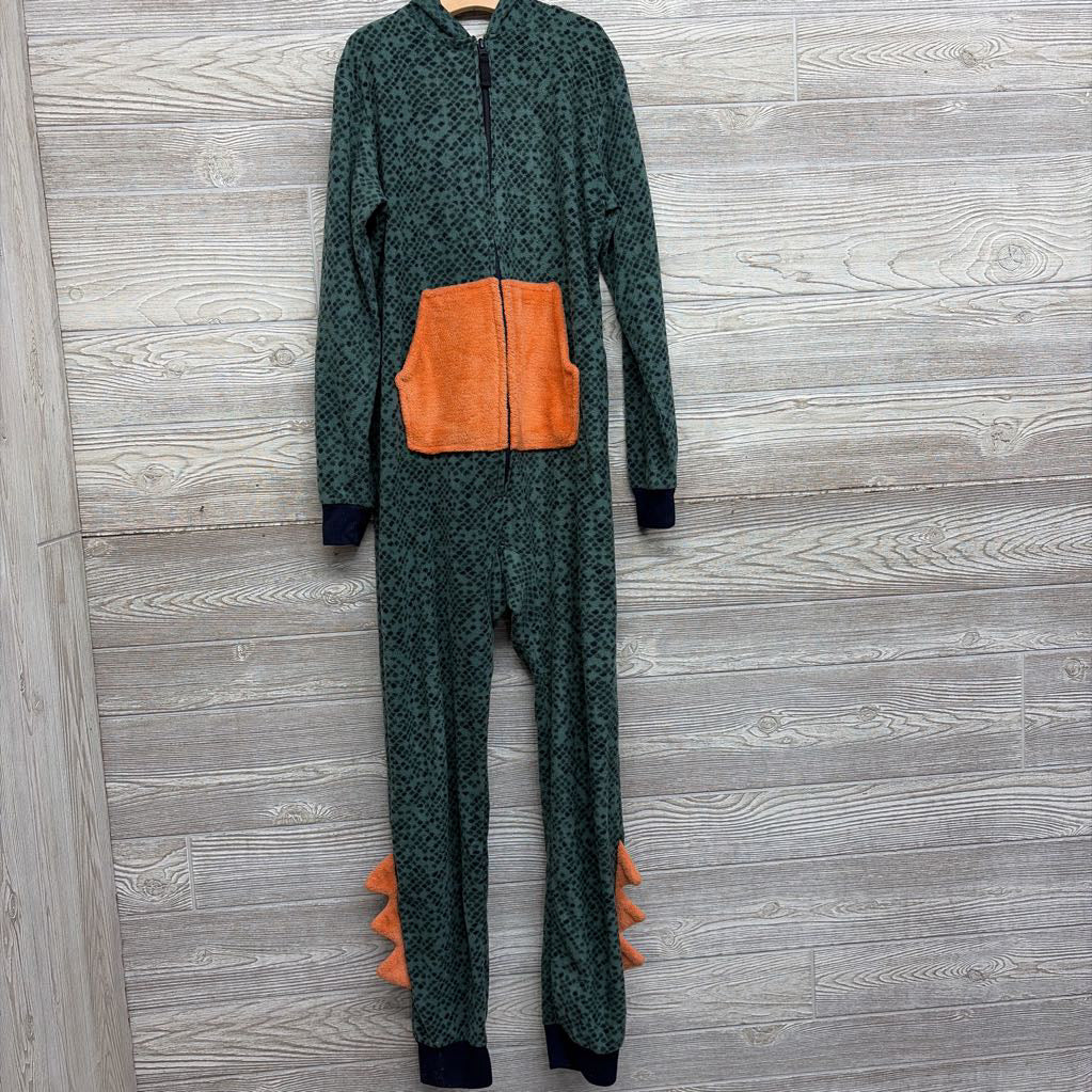 LS Dinosaur PJ Outfit W/ Hood 12-14
