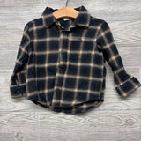 LS Plaid Button Up Flannel Shirt 2T
