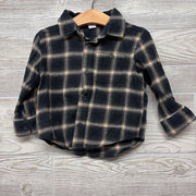 LS Plaid Button Up Flannel Shirt 2T
