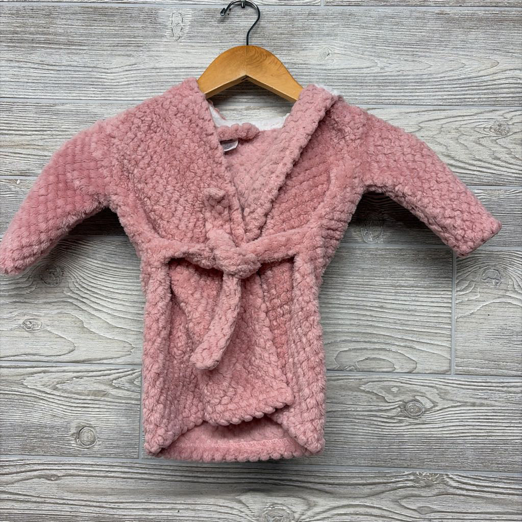 Plush Robe Bear Hood 0-9M