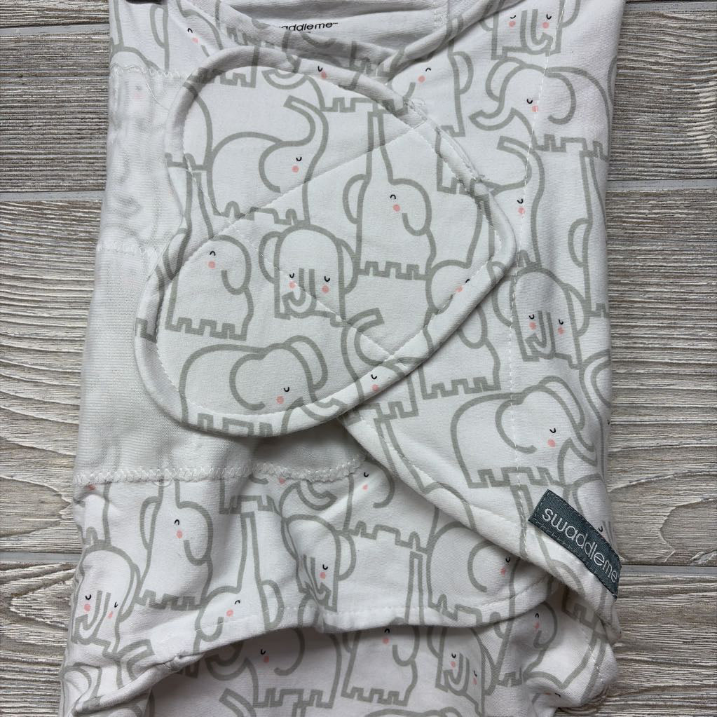Monogram Collection Swaddle Elephants 0-3M