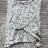 Monogram Collection Swaddle Elephants 0-3M