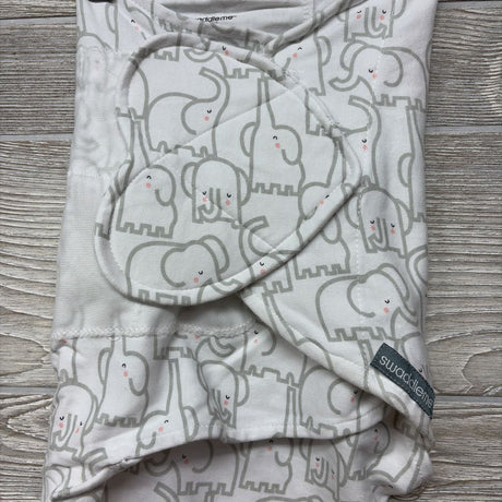 Monogram Collection Swaddle Elephants 0-3M