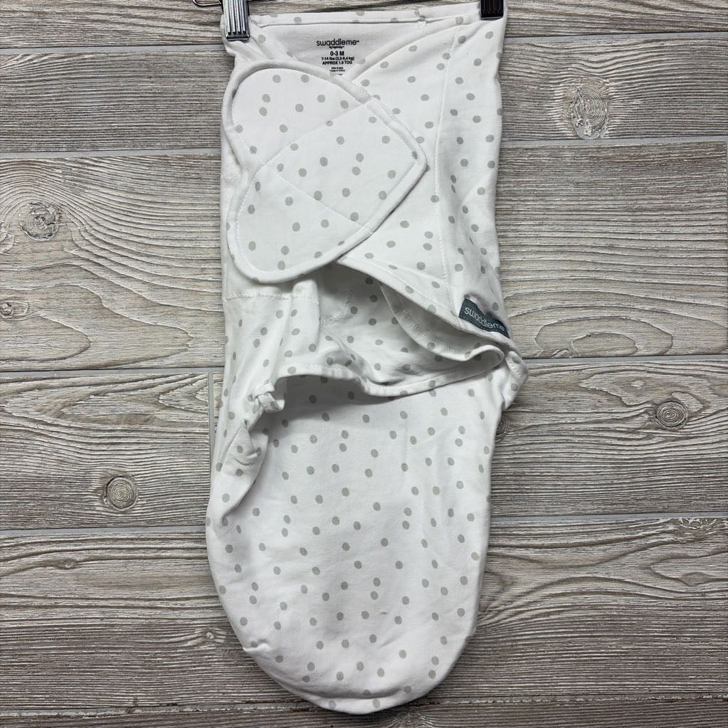 Monogram Collection Swaddle Dots 0-3M