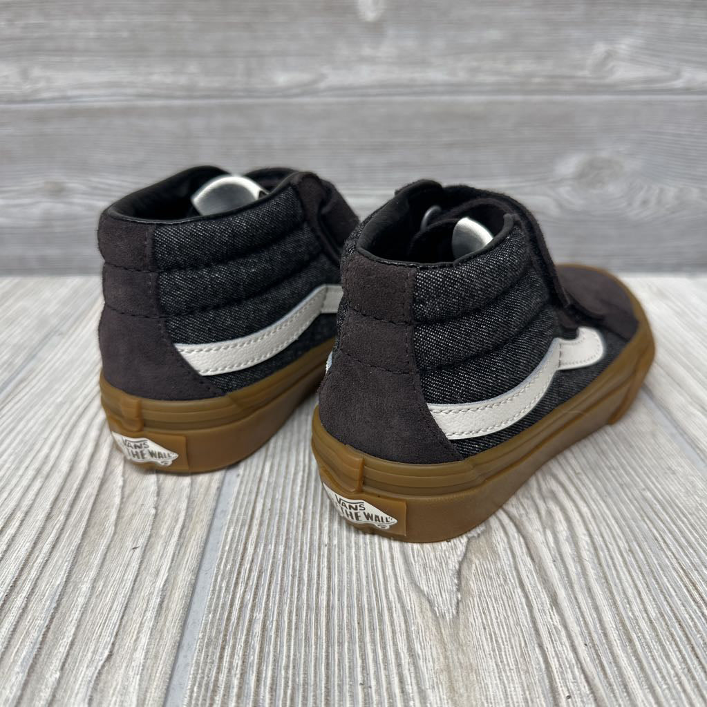 Nw/oT Sk8 Mid Velcro Shoes 11c