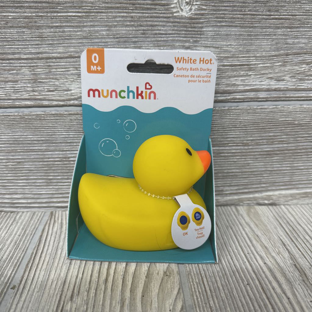 NEW White Hot Safety Bath Duck