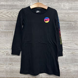 LS Dress Swoosh Smiley Face 4T