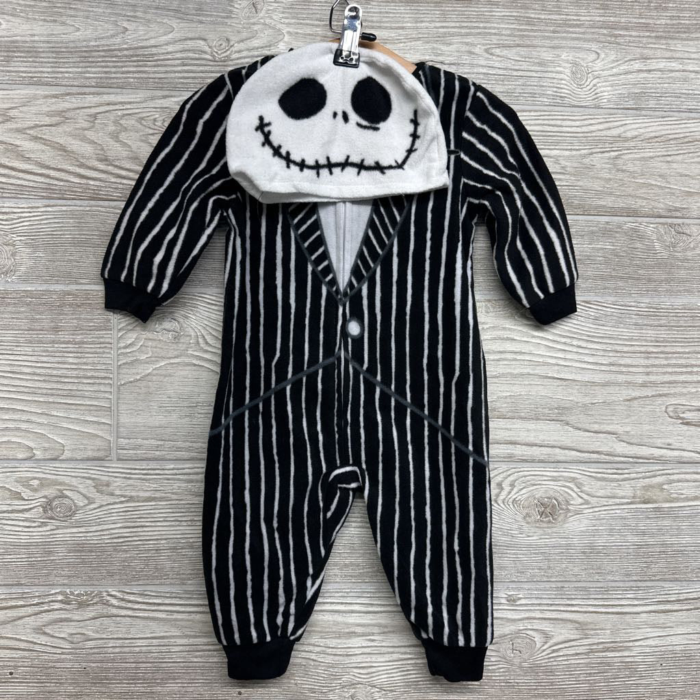 LS PJ Outfit W/ Hood Jack Skellington 12M