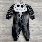 LS PJ Outfit W/ Hood Jack Skellington 12M