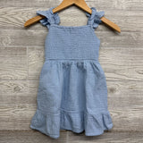 Flutter Strap Smocked Dress 4-5