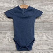 Ribbed Henley Bodysuit Bear 6-9M