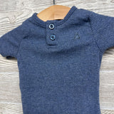 Ribbed Henley Bodysuit Bear 6-9M
