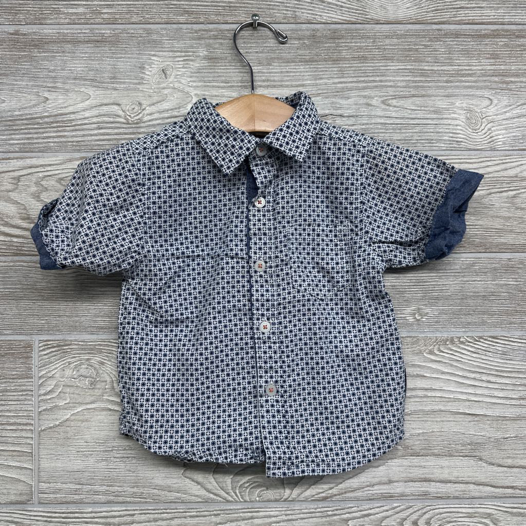 Button Up Shirt Printed 12M