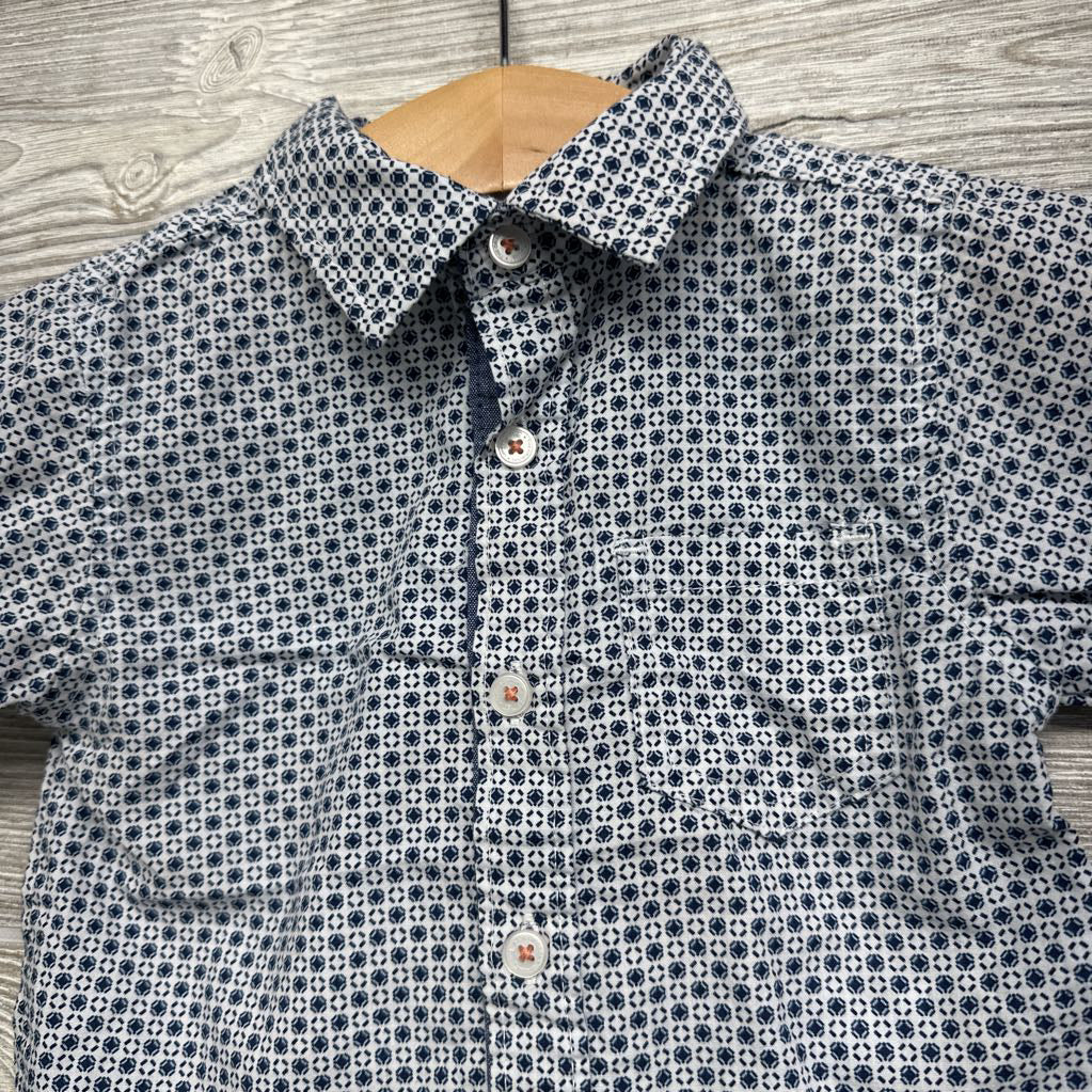 Button Up Shirt Printed 12M