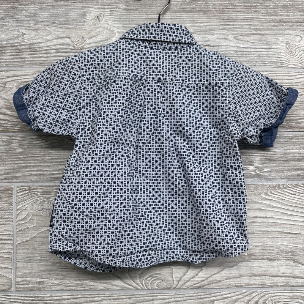 Button Up Shirt Printed 12M