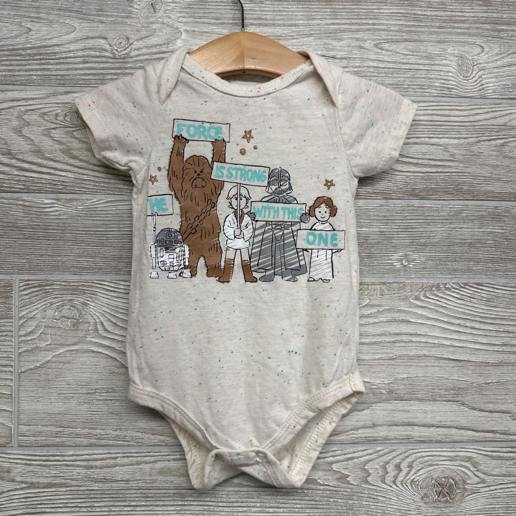 Bodysuit Speckle The Force Is Strong With This One 12M