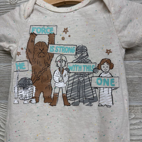 Bodysuit Speckle The Force Is Strong With This One 12M