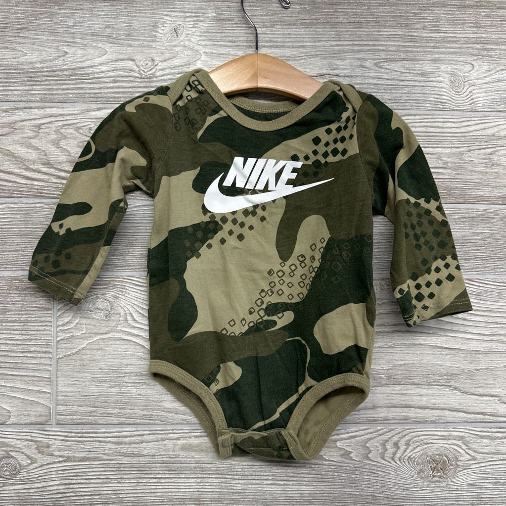 LS Bodysuit Camo Swoosh 18M