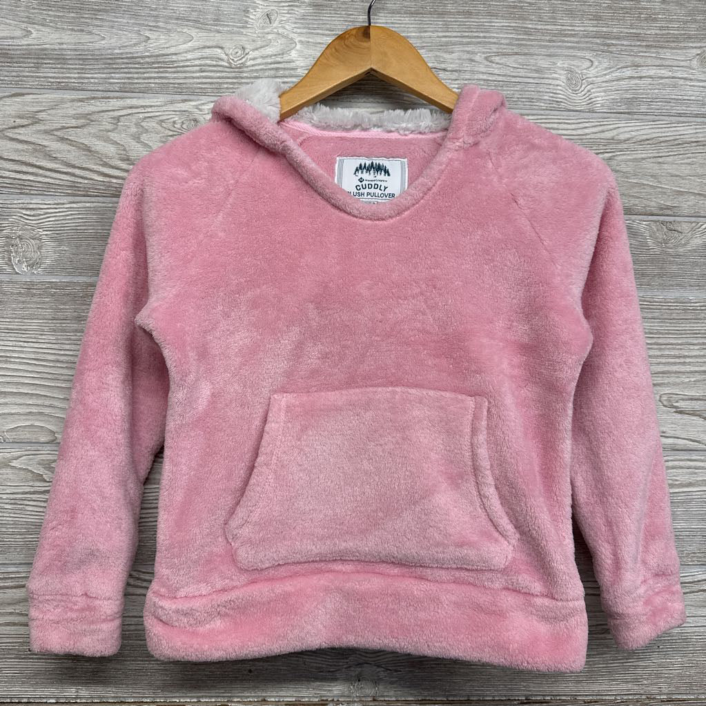 Hooded Plush Cuddly Pullover 7-8