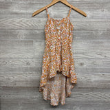 High Low Tank Dress Flowers 6-6X